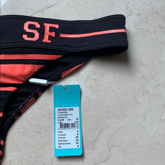 SEAFOLLY TRACKSIDE SLIDE TRIANGLE BIKINI Swimsuit - Picture 6 of 7